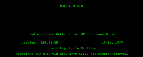 software ht motorola gp 2000 vhf